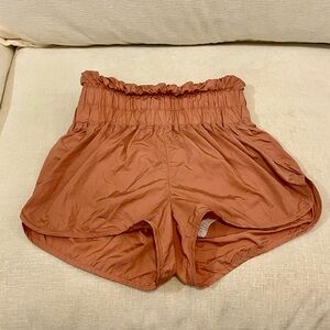 Free People Movement The Way Home Shorts Salmon Pink Orange Women’s Small